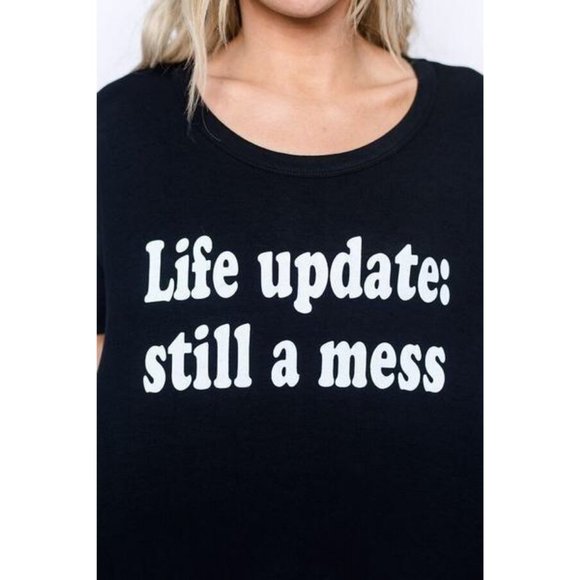 Life Update Oversized Graphic Tee - Picture 2 of 3